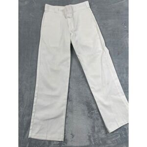 Dickies 874 Original Fit Work Pants White Cotton Blend Size 30x30